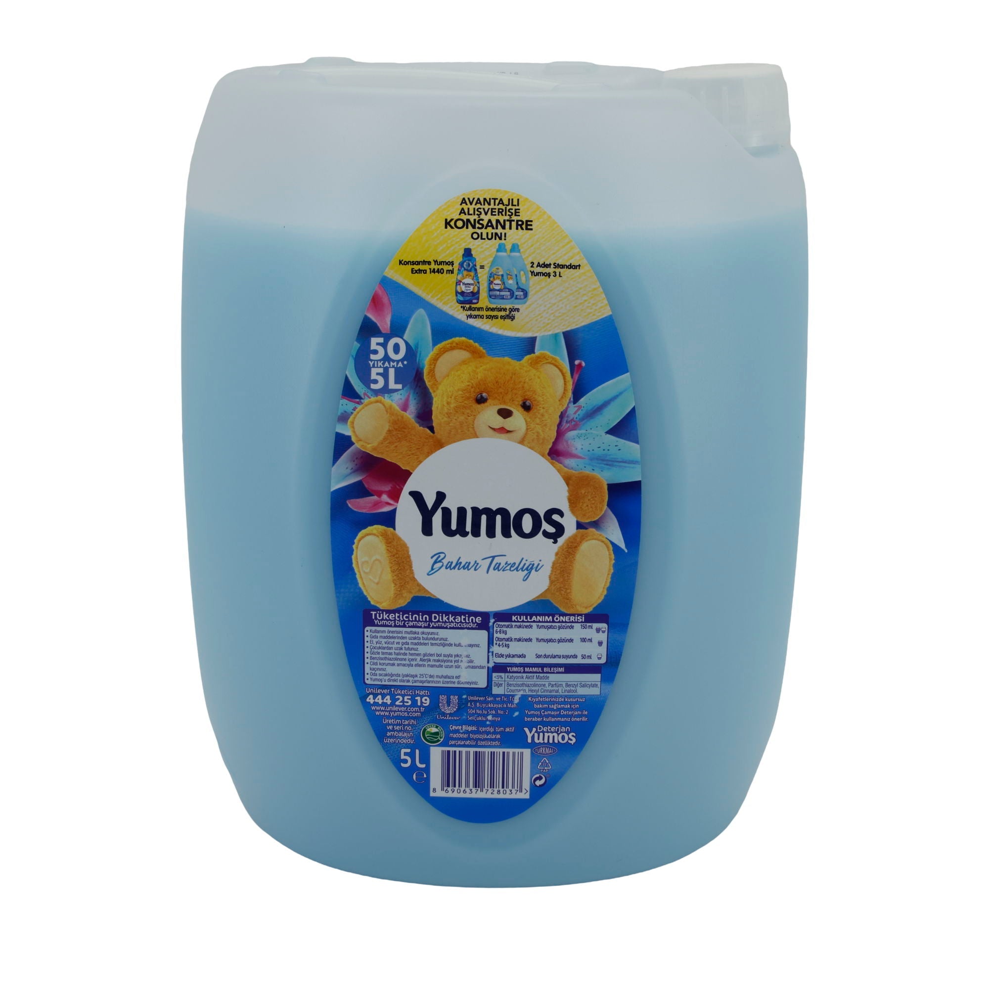 Weichspüler Yumoş Konzentrierter | Frischer Frühlingsduft | 5 l YUMIS